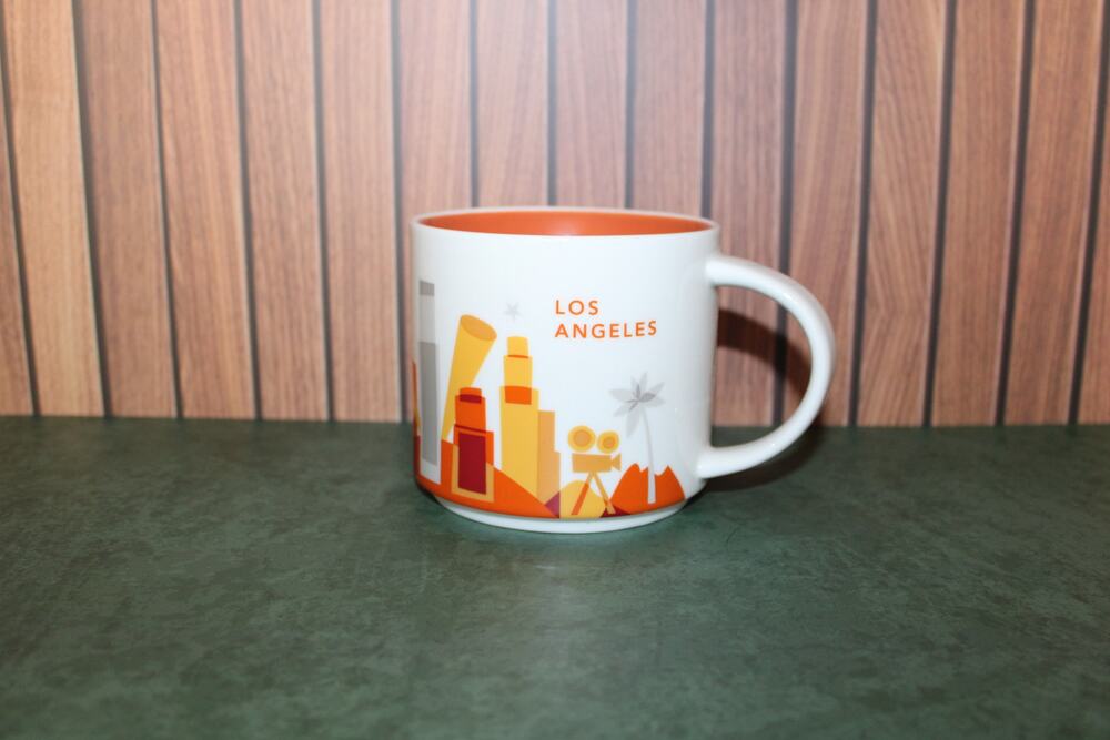 Starbucks Los Angeles California You Are Here YAH 14oz Coffee Mug EUC